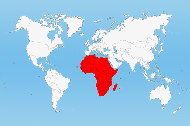 ᐅ Afrika - Lage, Sehenswürdigkeiten und Spezialitäten