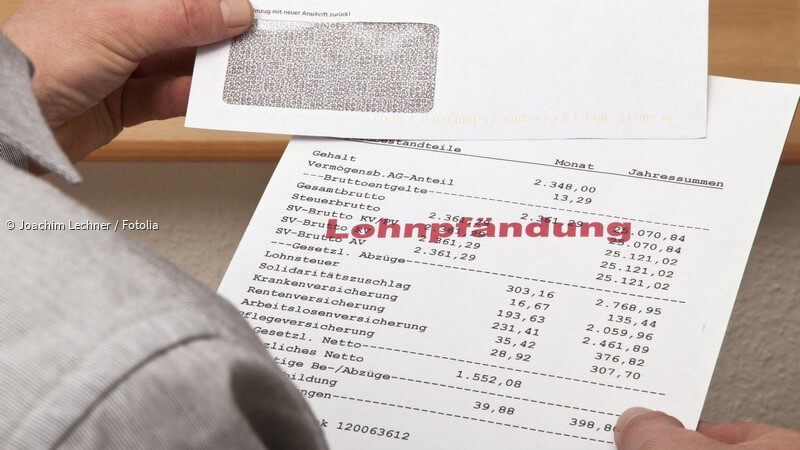 ᐅ Ursachen Und Ablauf Einer Lohnpfändung (Gehaltspfändung)