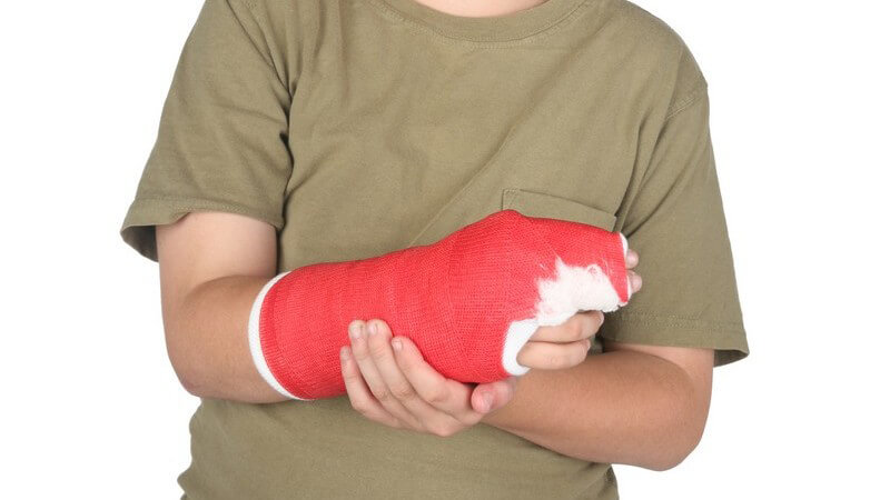 Kinder gips arm gebrochen Wo gebrochene